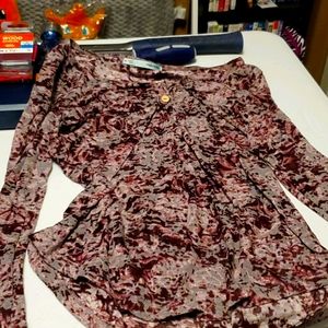 Purple long sleeve shirt